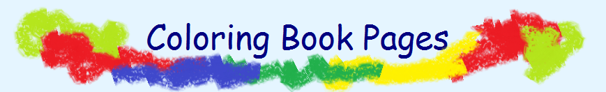 COLORING BOOK PAGES BANNER